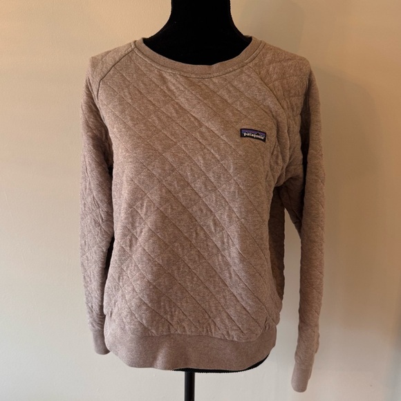 Patagonia Tops - Patagonia Quilted Long Sleeve Shirt Women’s Large Light Brown